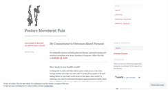 Desktop Screenshot of posturemovementpain.com